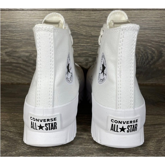 Converse Chuck Taylor All Star Lugged 2.0 Mens Sneaker Sz 8.5 White HIgh Top New - Picture 9 of 9